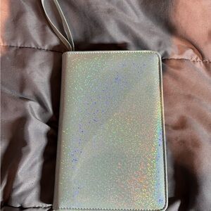 Blue Holographic Cash Binder